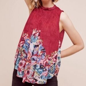 Deletta from Anthropologie "Epona" Boho Sleeveless Top